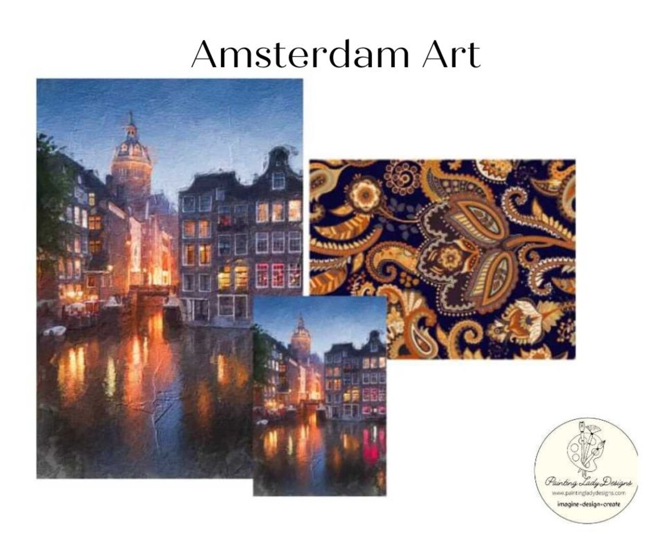 Amsterdam Art and Tapestry Decoupage and Mixed Media Papers Art Pack